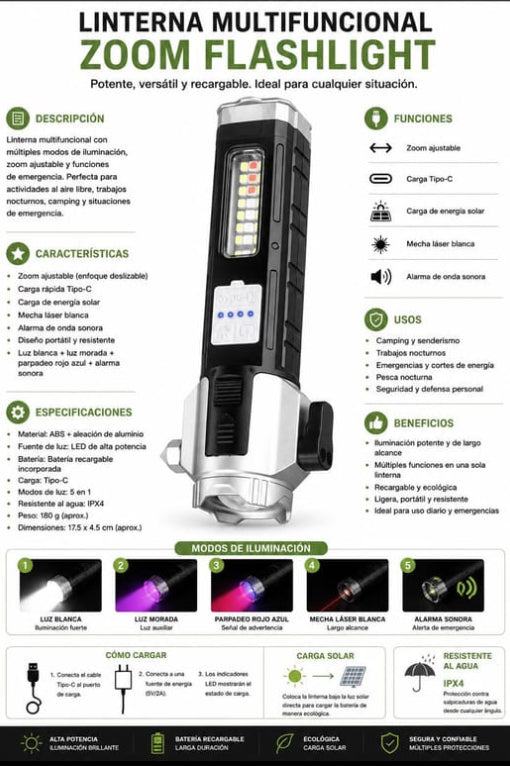 Linterna Multifuncional